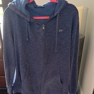 Vineyard Vines Navy Full-Zip Hoodie
